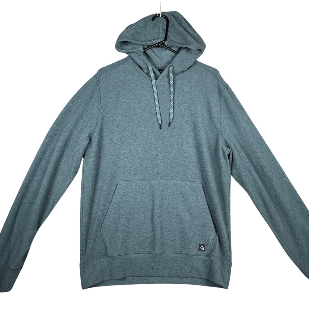 Alpine Design Mens Blue Hoodie Sweatshirt Pullover Hooded‎ Size S